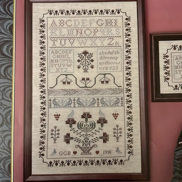 Bundle Count Cross Stitch Sampler Patterns - Vintage - Picture 2 of 4